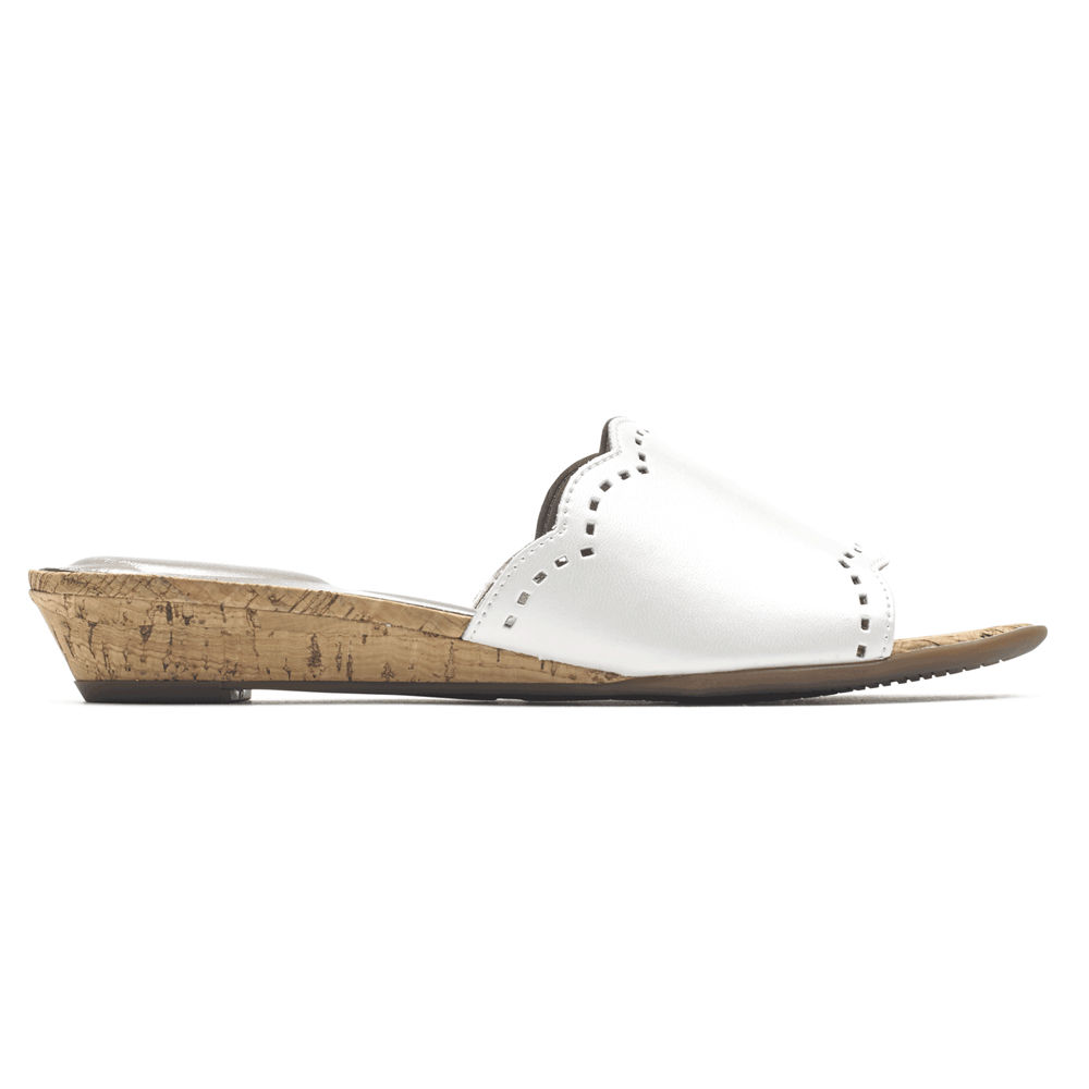 Chinelos Rockport Mulher Branco - Total Motion Zandra Scallop - 37859SHZX